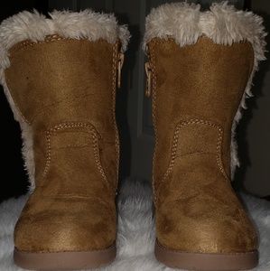 Furry Cat & Jack toddler boots
